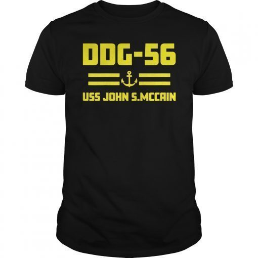 DDG-56 USS John S. McCain Gift T-Shirt