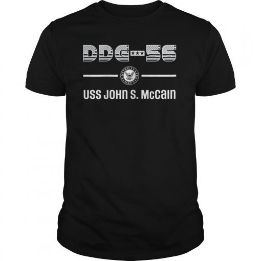 DDG-56 USS John S. McCain Navy T-Shirt