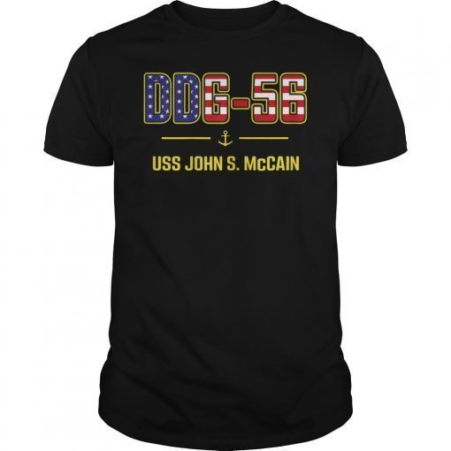 DDG-56 USS John S. McCain Tee Shirt