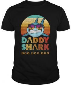 Daddy Shark Shirt - Daddy Shark Doo Doo Shirt - Fathers Day Shirt - Vintage Fathers Day Shirt