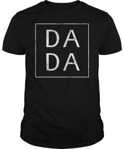 Distressed Dada T Shirt Funny Retro Father's Day Tee