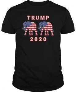 Donald Trump 2020 T-Shirt American President Flag Shirt 2020