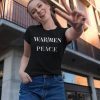Elizabeth Warren Shirt , Warren 2020 , Women's T-Shirt , Liberal Shirt , Gifts for Her , Feminist T-Shirt , Warren and Peace