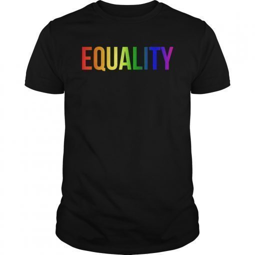 Equality Rainbow Flag Shirt LGBTQ Rights