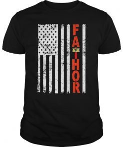 Fa-Thor American Flag Shirt Gift 4th july Tee