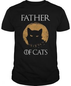 Father of Cats Father's Day Shirt Gift for Dad Shirts