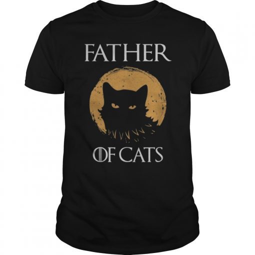 Father of Cats Father's Day Shirt Gift for Dad Shirts