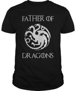 Father of Dragons Geeky Father's Day Shirt