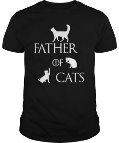 Father of cats Father's Day Gift Shirt, men & women sizes are available