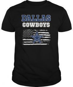 Father's day Gift Cowboy Flag football Dallas Fans Tee Shirts