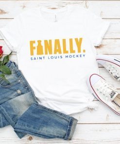 Finally Shirt, Saint Louis STL Hockey, St Louis Blues Hockey, Stanley cup champions 2019, Gloria Meet Stanley Shirt, NHL Stanley Cup Victory Shirt