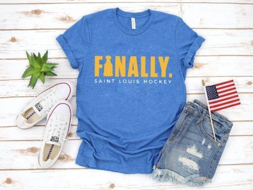 Finally stanley cup champions 2019 , St Louis Blues Hockey T-Shirt