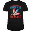 Firecracker Born On Fourth July T-Shirt