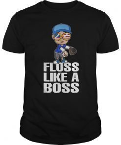 Floss Like A Boss Baseball Flossing T-Shirt for men women
