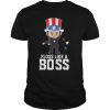Floss Like A Boss Dance Shirt Lincoln Flossing 4th July