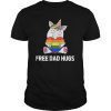 Free Dad Hugs Rainbow Heart T-shirt
