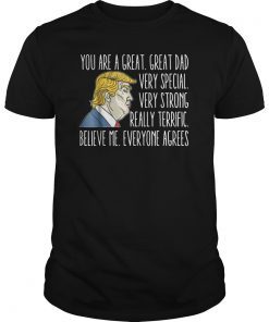Funny Donald Trump Dad Gift Father's Day Shirt