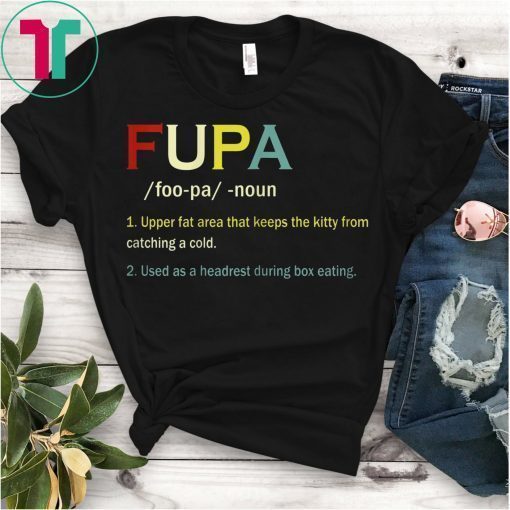 Funny Vintage Fupa Noun Gift T-Shirt