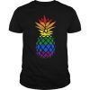 Gay Pride Rainbow Pineapple Summer T-Shirt