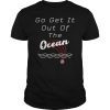 Go Get It Out Of The Ocean Funny Baseball Flag 4th Of July T-Shirt