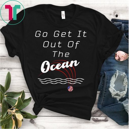 Go Get It out of the Ocean LA Dodgers Max Muncy Blue T-Shirt