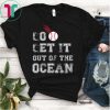 Go Get It out of the Ocean Max Muncy Blue T-Shirt
