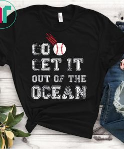 Go Get It out of the Ocean Max Muncy Blue T-Shirt