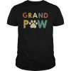 Grand Paw T-shirt Father's day gift For Grandpa