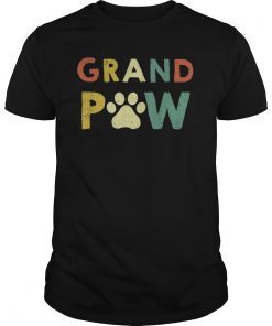Grand Paw T-shirt Father's day gift For Grandpa