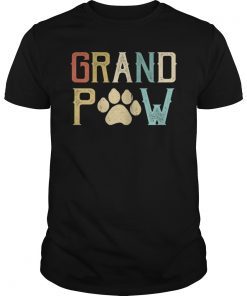 Grand Paw Vintage Tee Shirt Gift for Men Women