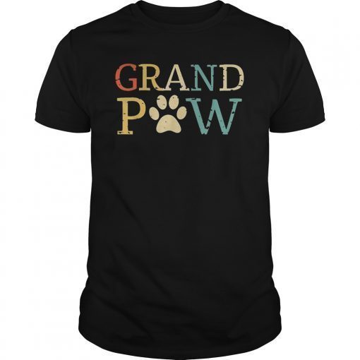 Grand Paw t-shirt grandpaw grandpa father's day grandparent
