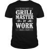 Grill Master Barbecue BBQ Smoker Grillin Dad Grandpa Gifts TShirt