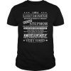 I Am A Lucky Daughter of A Freaking Awesome StepMom T-Shirt