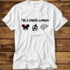 I'm A Simple Woman Who Love Disney Avengers and Game Of Thrones Shirt