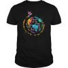Imagine All The People Living Life In Peace Hummingbird Tee Shirt