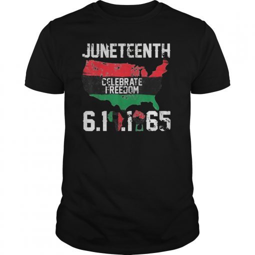 Juneteenth Tshirt Black History African America Freedom 1865 T-Shirt