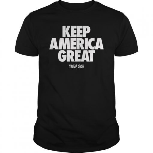 Keep America Great T-Shirt Re-elect Trump Republican Gift