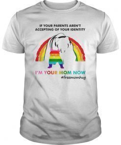 LGBT Pride Free Hugs Mama Bear I'm Your Mom Now Gift Shirt T-Shirt