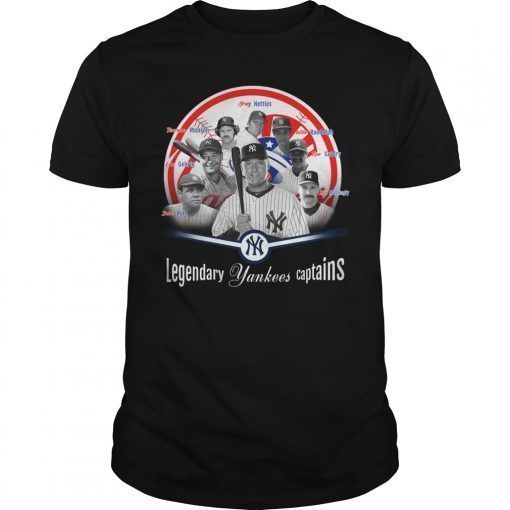 Legendary Yankees Captains Team T-Shirt