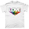 Love Wins Gay Pride T Shirt - Various Shirt Colours