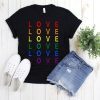 Love Wins Shirt, LGBT Rainbow Colors T-Shirt, Gay Pride Gift, Lesbian Tee, LGBT Pride