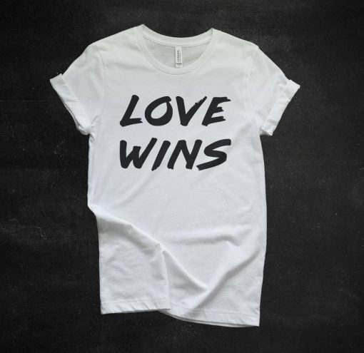 Love Wins T Shirt Love Wins Tee Love Gift Love Wins Shirt Equality Shirt Love Always Wins