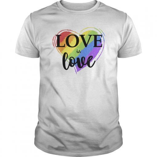 Love is Love LGBT T-shirt Gay Pride Tee