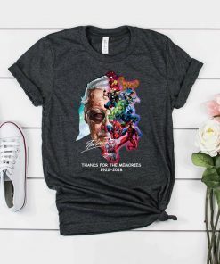 Marvel Avengers Endgame Shirt Stan Lee Shirt TShirt Thanks Memories Marvel Avengers Tee Superheroes Gift Idea for Men Women