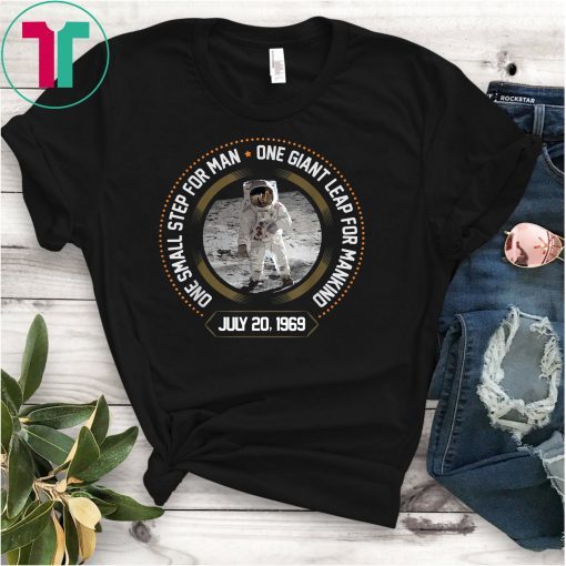 Mens Apollo 11 50th Anniversary Moon Landing 1969-2019 T-Shirt
