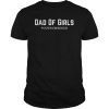 Mens Dad of Girls #Outnumbered T-shirt