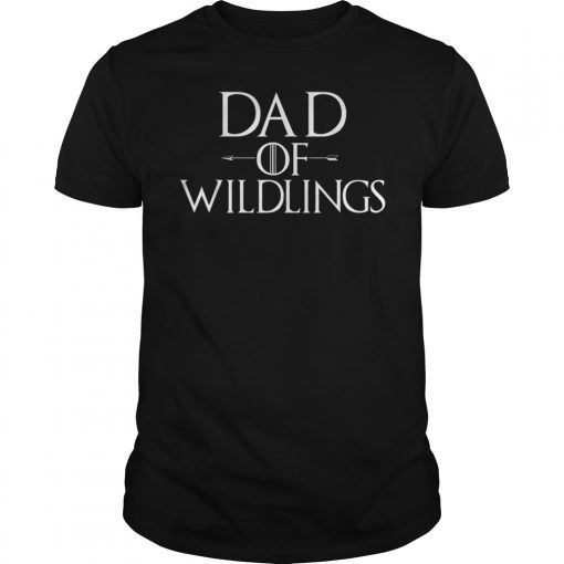 Mens Dad of Wildlings T-Shirt