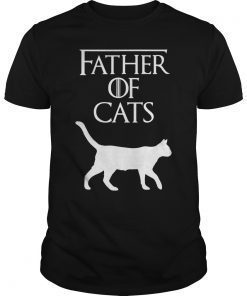 Mens Father of Cats T-Shirt