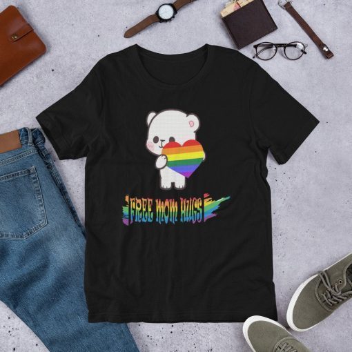 Mens Free Mom Hugs Pride LGBT Tshirt Free Mom Hugs Pride Flag Shirts