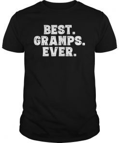 Mens Funny Gifts T-Shirt for Grandpa Best Gramps Ever Shirt